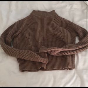 Pacsun Cropped Mock Neck Sweater